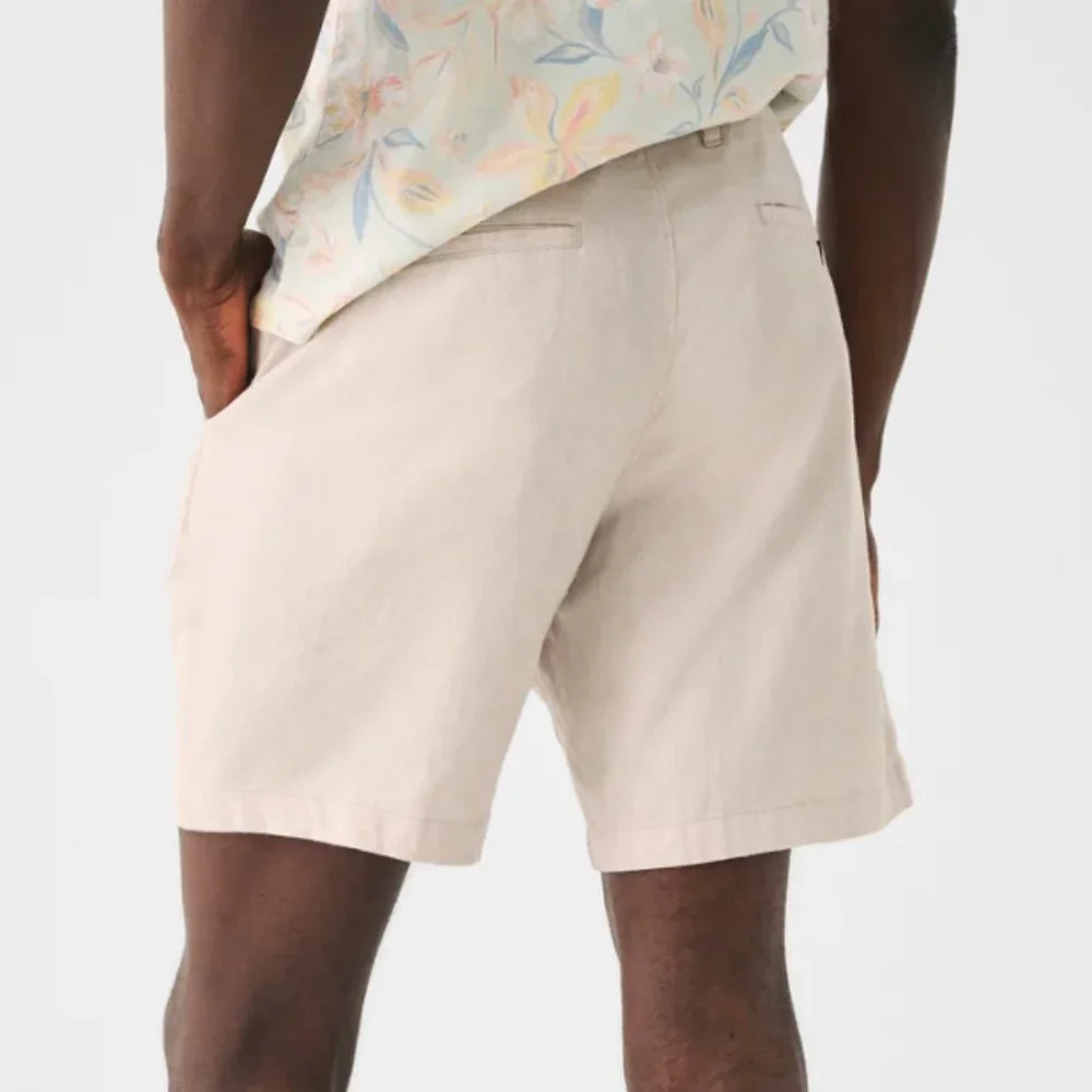 FAHERTY - Tradewinds Linen Blend Short (7.5
